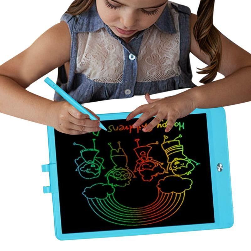 Prancheta de LCD a pilhas para crianças, Tablet de escrita impermeável, Brinquedos educativos precoces, Doodle Pad