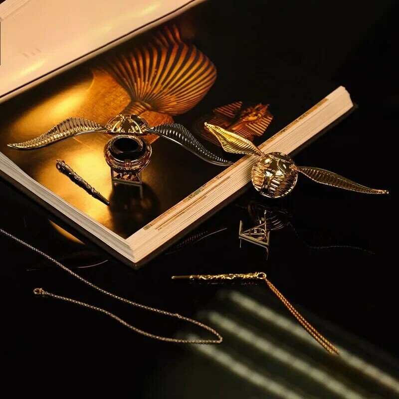 Kotak perhiasan logam penyimpanan untuk wanita kotak cincin Snitch emas kotak perhiasan Aksesori organisator hadiah Souvenir pernikahan