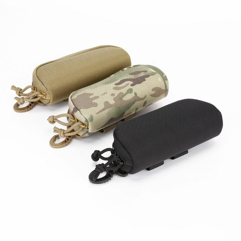 Tactical MOLLE Eyeglass Case Shockproof Protective Box Portable Outdoor Sunglasses Case