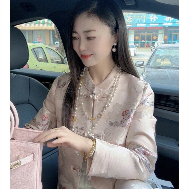여성 세트 팬츠 투피스 세트, 중국 스타일 신상