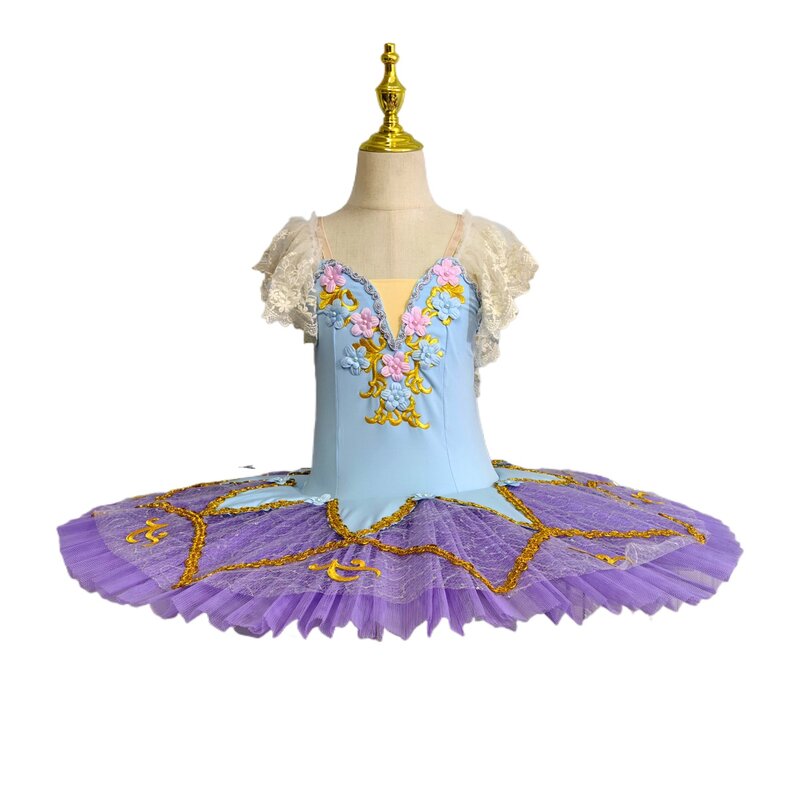Girls' Ballet Tutu Skirt Dance Performance Clothing Professional Swan Lake Ballet Leotards For Children