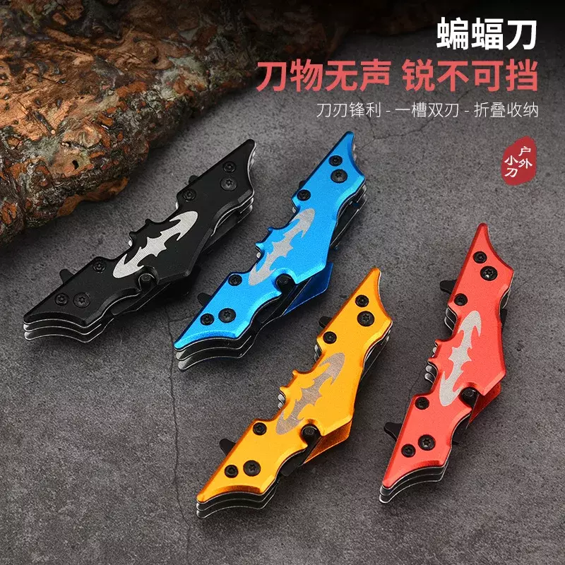 Hot Sale Double Fold  Knife Tactical Survival Knives Outdoor Self-defense Folding Knife  Hunting Pocket Knife Camping EDC Tool