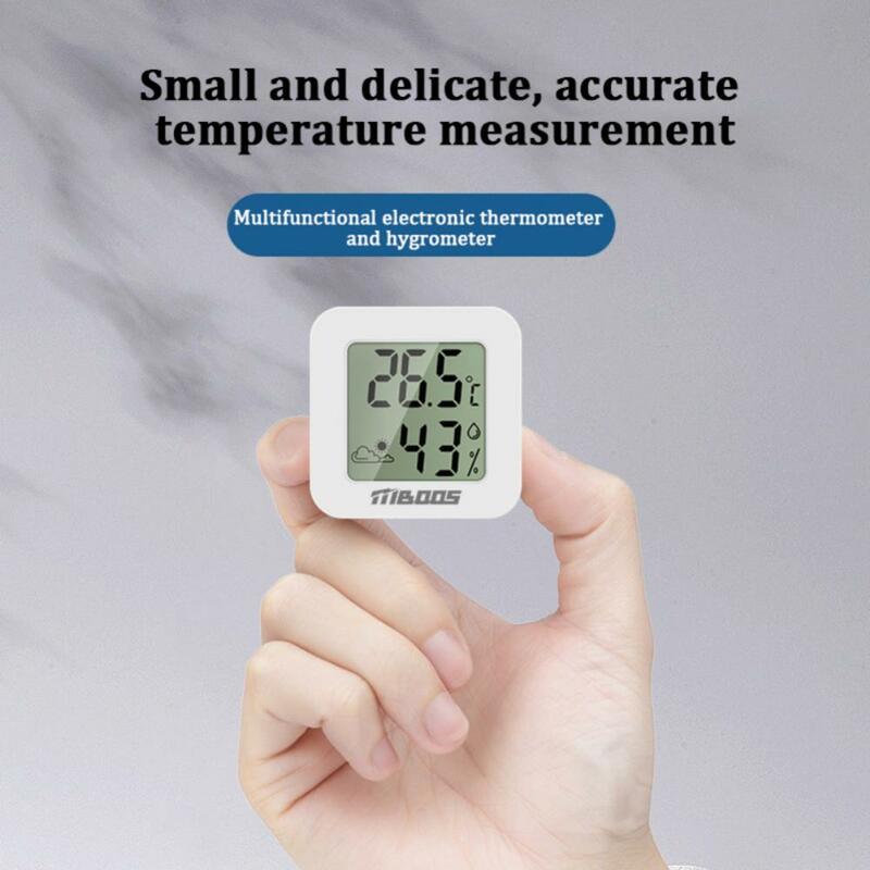 Комнатный термометр с ЖК-дисплеем, цифровой Комнатный гигрометр, датчик влажности, метеостанция