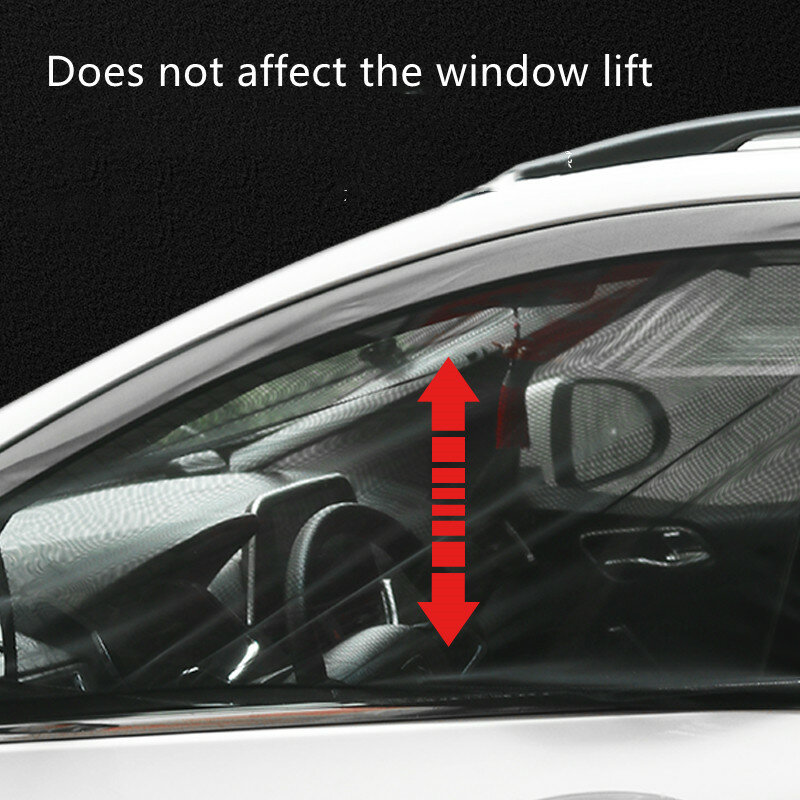 Red de ventana de coche con todo el coche, antimosquitos, Ventilación de insectos, sombreado transpirable, refrigeración, pantalla de puerta de coche