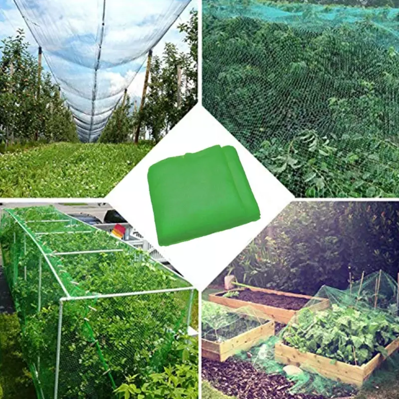16 Mesh Insect for Protection Net Insect Bird Net Barrier Vegetables Fruits Flowers Plant for Protection Green 2x10/