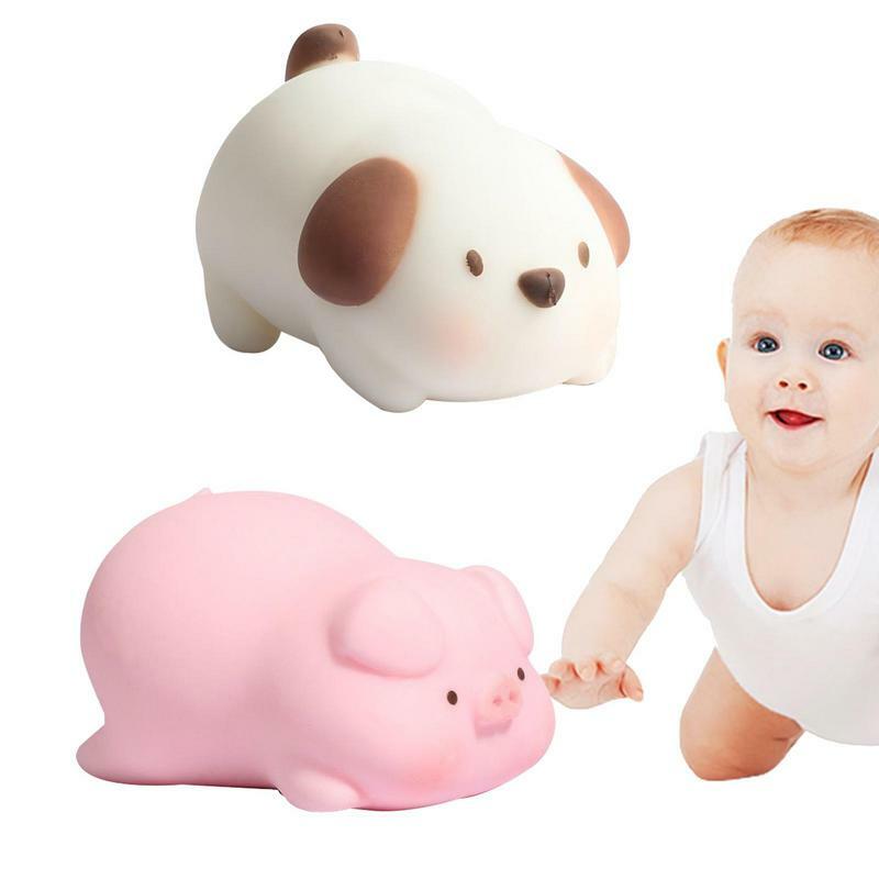 Stress Relief Squeeze Animal Toy, Brinquedo Fidget Sensorial, Macio e Confortável, Elastic Squeeze Toy