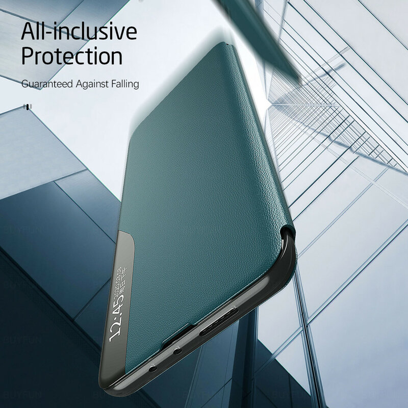 Магнитный чехол-книжка с окошком для Xiaomi Redmi Note 13 Pro Plus 5G 4G, кожаный чехол-книжка с защитой от падения, чехол, оболочка