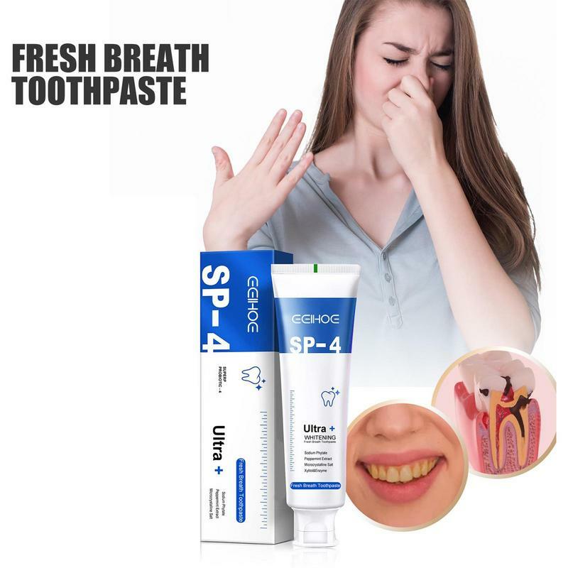 Dentifrice éclaircissant naturel pour la santé des dents et des gencives, 120g