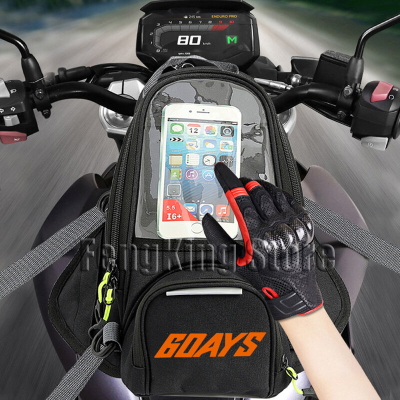 Voor Exc XC-W Tpi Zes Dagen Motorfiets Brandstoftank Tas Touchable Navigatie Magneet Tas Motor Stofzak