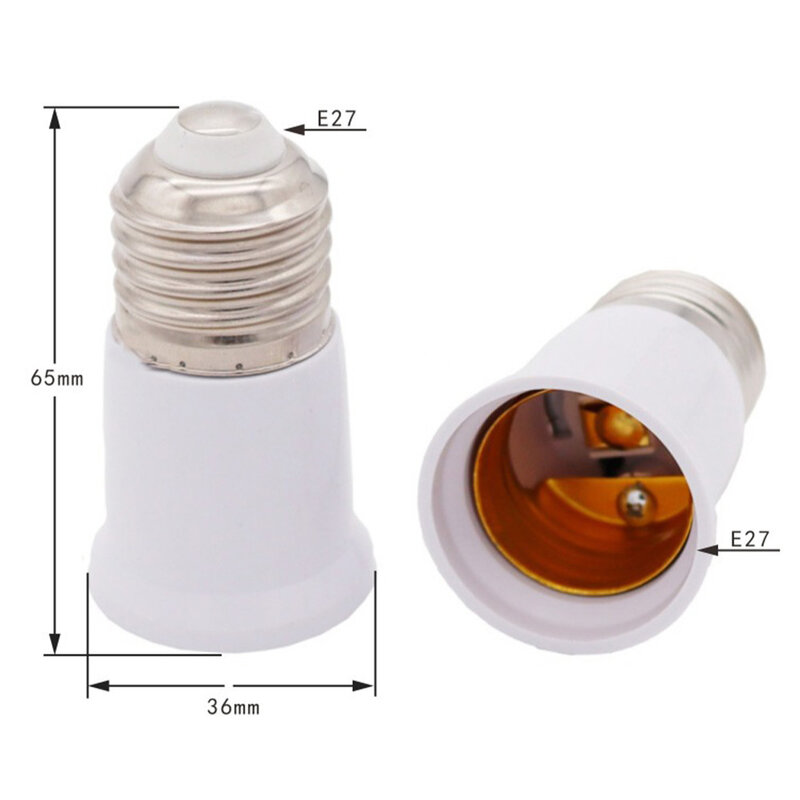 موسع مقبس المصباح الكهربائي ، المسمار في محول ، قاعدة التمديد ل LED القياسية ، لمبات CFL ، 3 سنتيمتر ، 1.2 في ، E26 ، E27 ، E26