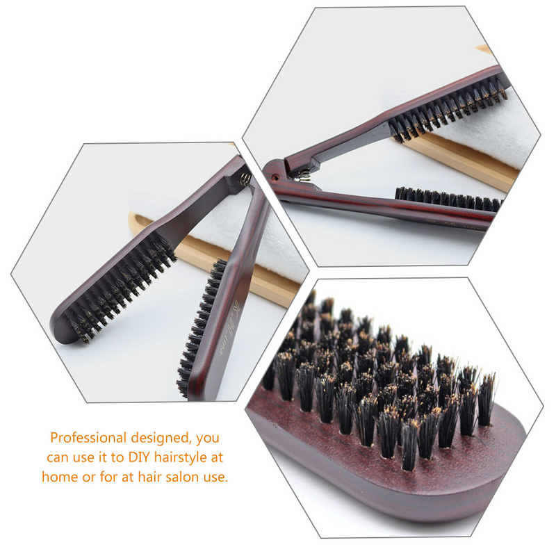 Comb Splint Straightening Comb Brush Wood Dedicated Styling Travel
