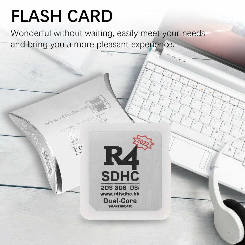 2024 nuovi adattatori per schede di memoria USB R4 SDHC convertitore digitale sicuro schede di gioco Flash Card Compact Flashcard portatile