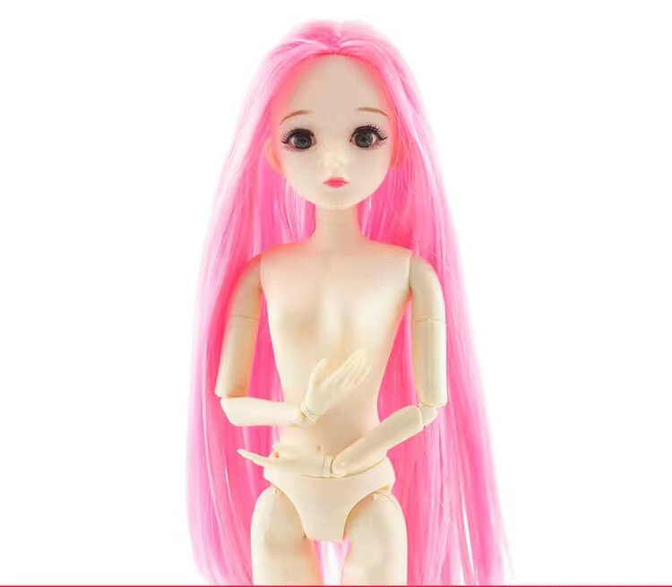 Muñeca de moda 1/6 BJD para niñas, maquillaje corporal, ojos 3D, peluca larga, pelo, hermosa muñeca de princesa, juguete para niñas, 30cm