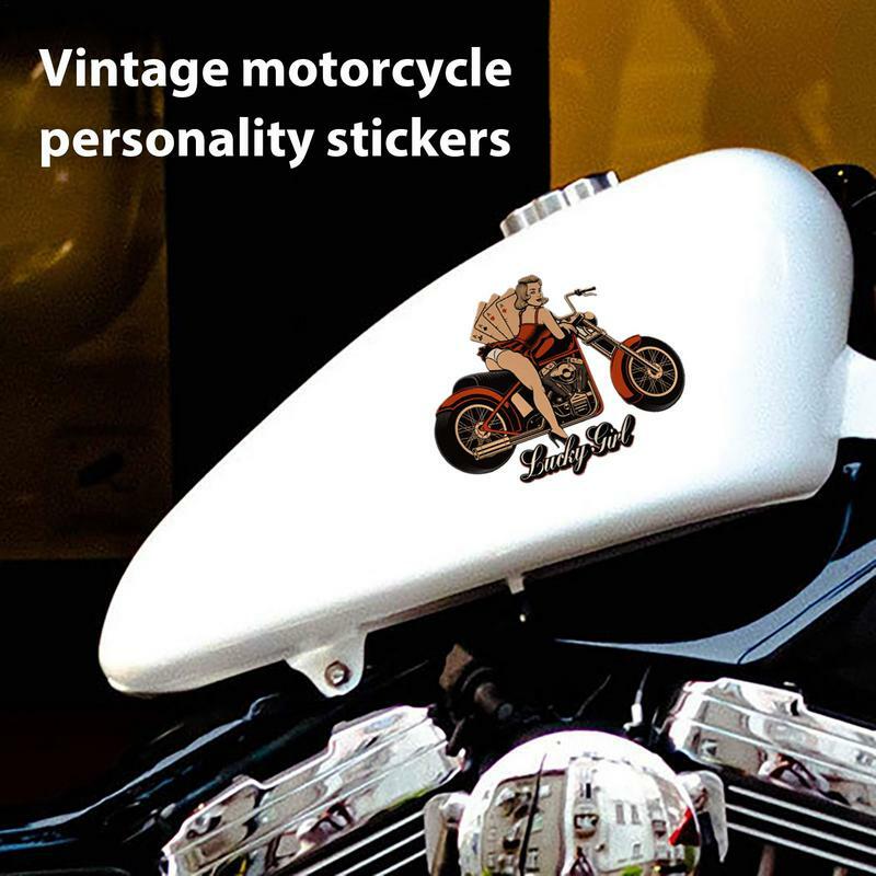 Motorfiets Hoed Stickers Motor Sticker Muts Decal Sexy Vrouw Auto Stickers Grappige Auto Stickers Motocross Stickers Voor Auto 'S