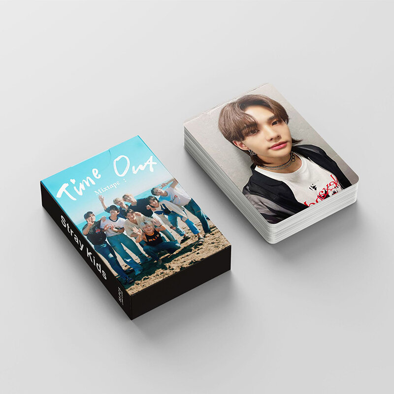 팬을 위한 새로운 앨범 카드 하이 퀄리티, 컬렉션 엽서, 포토카드, 로모 카드, 팬 선물, 55 개/세트