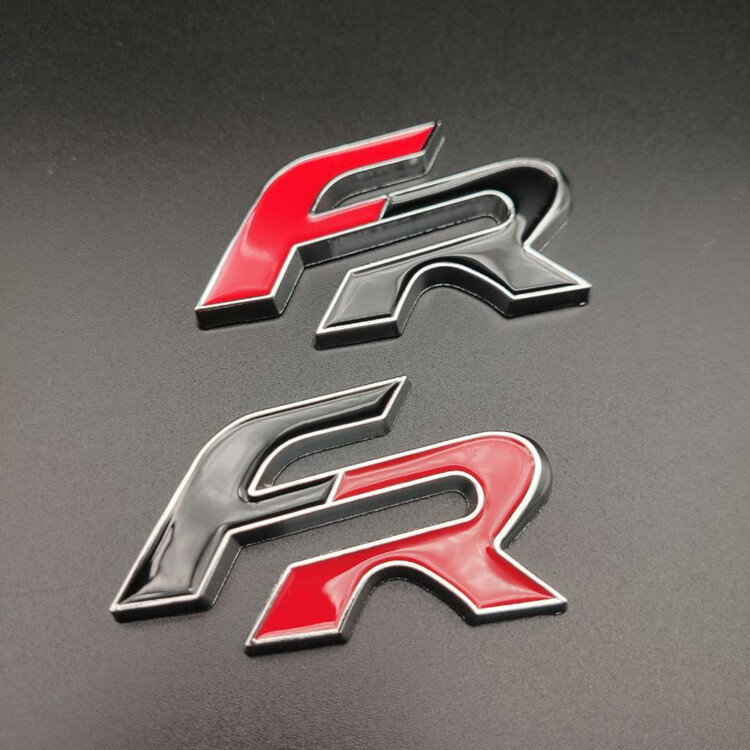 Metal 3D FR Car Sticker Emblem Badge for Seat Leon FR+ Cupra Ibiza Altea Exeo Formula Racing Car Accessories Car Styling