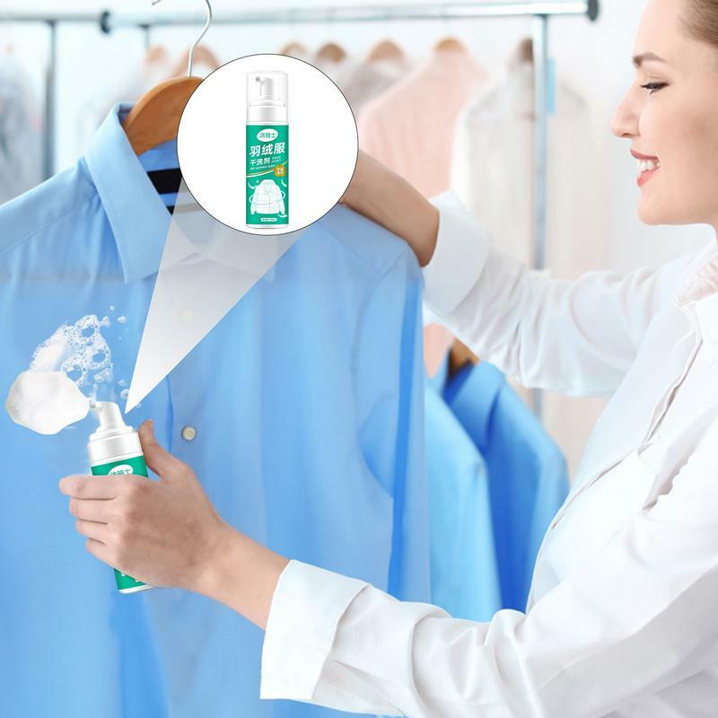 Detergente Down Jacket Agente de limpeza, roupas, jaquetas, óleo, detergente, removedor, seco, spray