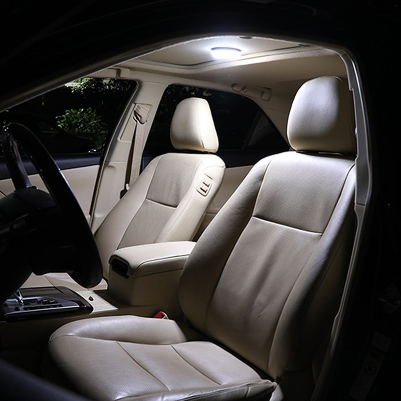 Luz LED táctil inalámbrica para Interior de coche, lámpara ambiental de montaje magnético, iluminación automática para el hogar, Bombilla portátil, 3 colores