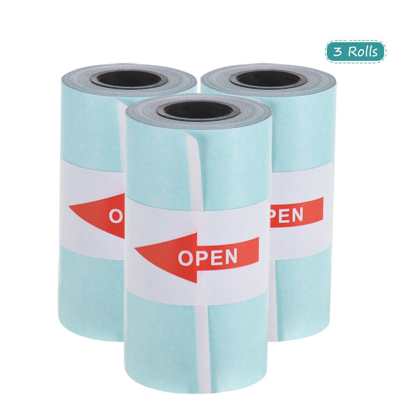 3 Roll/SET Durable Printing for Paperang Sticker Paper Photo Paper for Mini Pocket Photo Printer Bill Receipt Papers