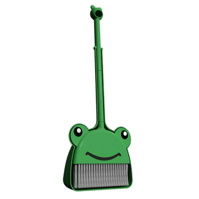 Children Cleaning Broom Dustpan Set Role Playing Develop Life Skills Miniature Sweeping House Tool Toy Set for Kindergarten