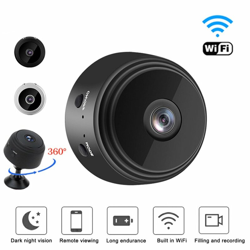 A9 Mini Cemera 1080P High Definition Wifi Cctv Ip Night View Bewegingsdetectie Voice Video Security Wireless Security Camera