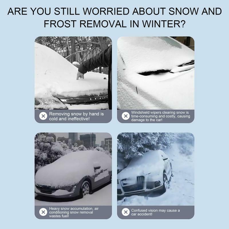 Eiskra tzer für Auto Windschutz scheibe Ergonomische Autos chaufel für Frost Eis und Schnee räumung Auto pflege produkte für Wohnwagen im Gelände