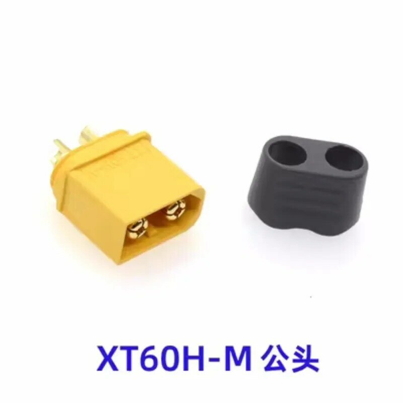 Xt60 + conector de ficha xt60h com bainha, 5 macho 5 fêmea (5 pares) para bateria lipo rc, zangão, carro, barco, 10 pcs