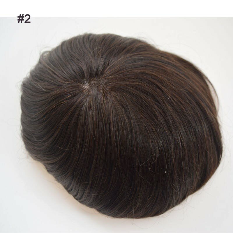 Мужской парик из человеческих волос, моно-кружево с дышащей прямой вставкой NPU, замена мужских протезов волос, прочные детали
