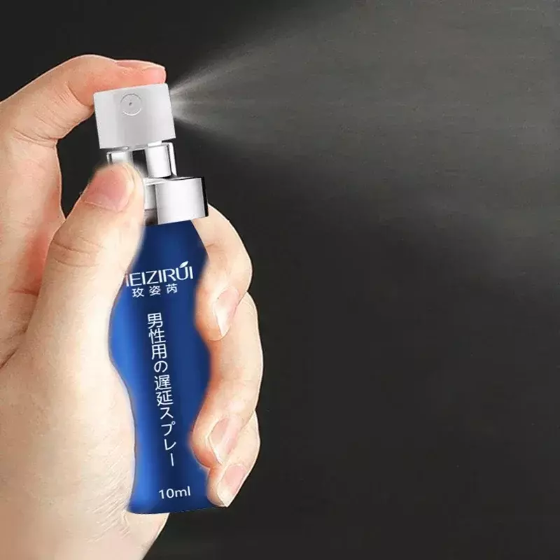 Spray retardante de producto Sexual para hombres, Spray efectivo retardado de eyaculación, larga duración Sexual, 60min, lubricante de erección de pene grande