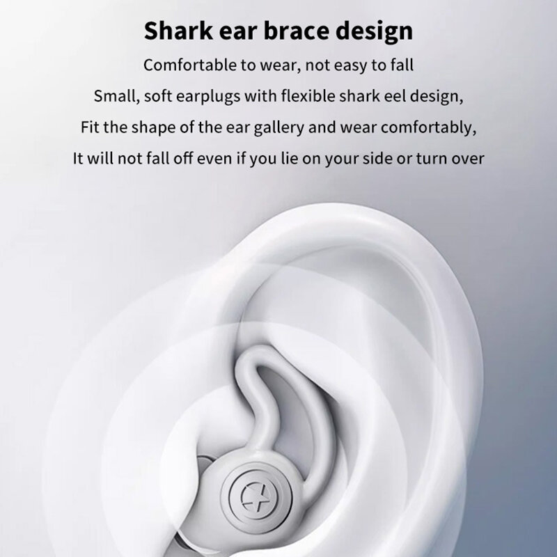 Nowe silikonowe zatyczki do uszu izolacja akustyczna do Soft Anti Noise Sleeping pływackie wodoodporne zatyczki do uszu redukujące hałas