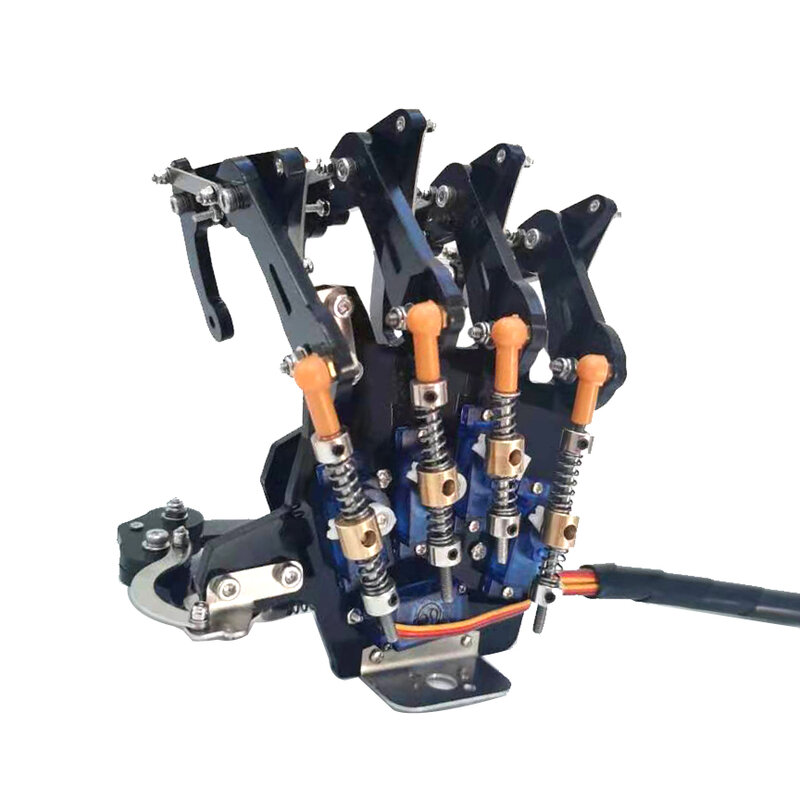 아두이노 팔용 다섯 손가락 로봇 키트, 교육용 금속 기계 발, 왼손 및 오른손 DIY 프로그래밍 로봇, 5 DOF