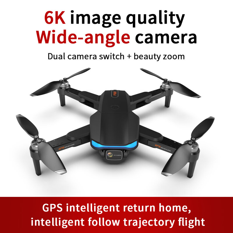 F188 Drone GPS 6k Profesional Brushless Motor 5G Quadcopter With Camera Dual HD FPV Foldable Drones WiFi RC Helicopter Gifts