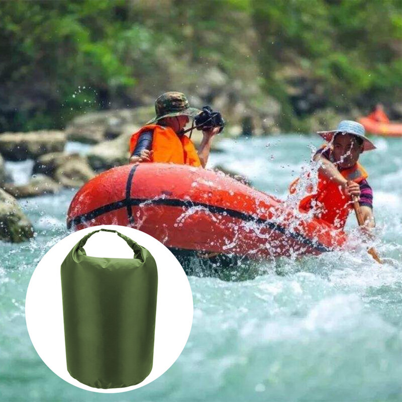 Bądź zorganizowany w podróży wielofunkcyjny Outdoor sucha torba wytrzymały przenośny worek wodoszczelny Dry Bag sucha torba torba wodoodporny worek zielono 70L
