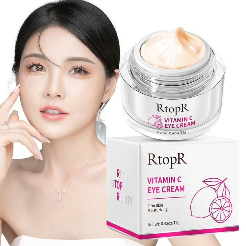 RtopR-Crème pour les yeux à la vitamine C, éclaircit et hydrate en profondeur, soin de la peau, D3B2