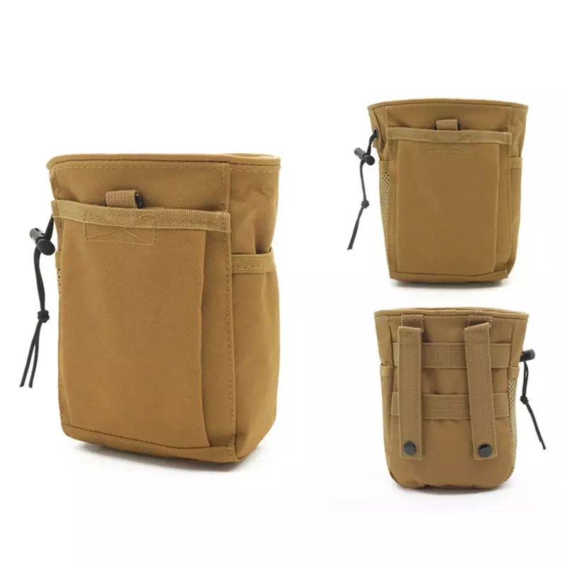 Outdoor 3-5L Tactical Molle 800D Nylon Dump Drop Pouch Recycle Waist Pack Ammo Bags Airsoft Military Accessories Bag Pouches