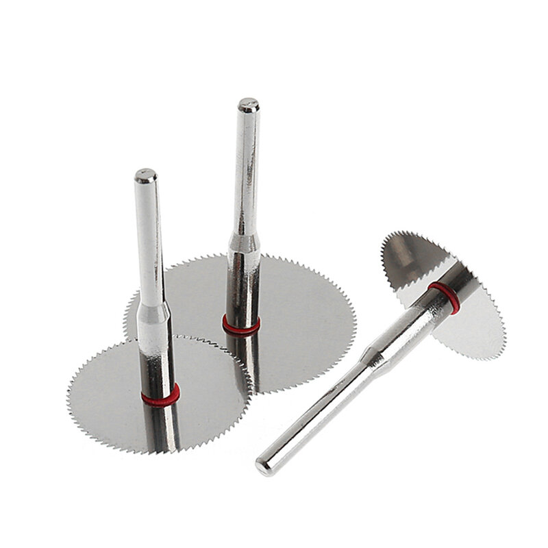 Disco de hoja de sierra de madera, 10 piezas, 22mm/25mm/32mm, 2 varillas de vástago rotativo, mandril de corte rotativo, accesorios para herramientas rotativas