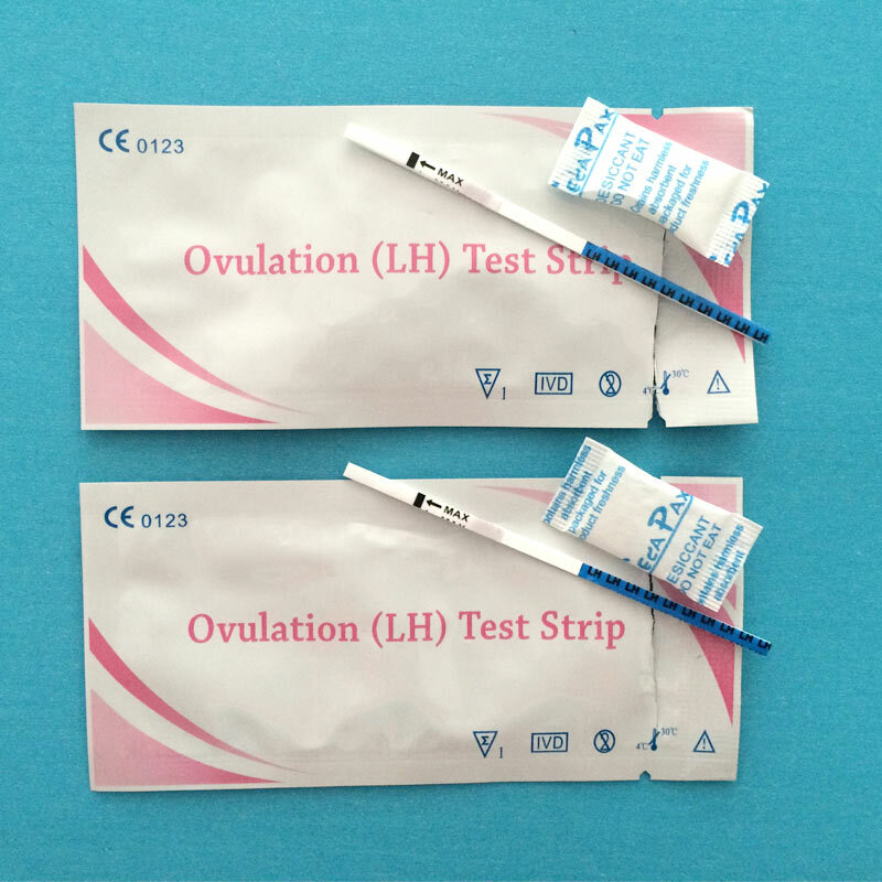 10Pcs Ovulatietest Strips Lh Urine Testen Kit Zwangerschappen Voorbereiding Vruchtbaarheid Tests Voor Vrouwen Nauwkeurigheid dan 99%