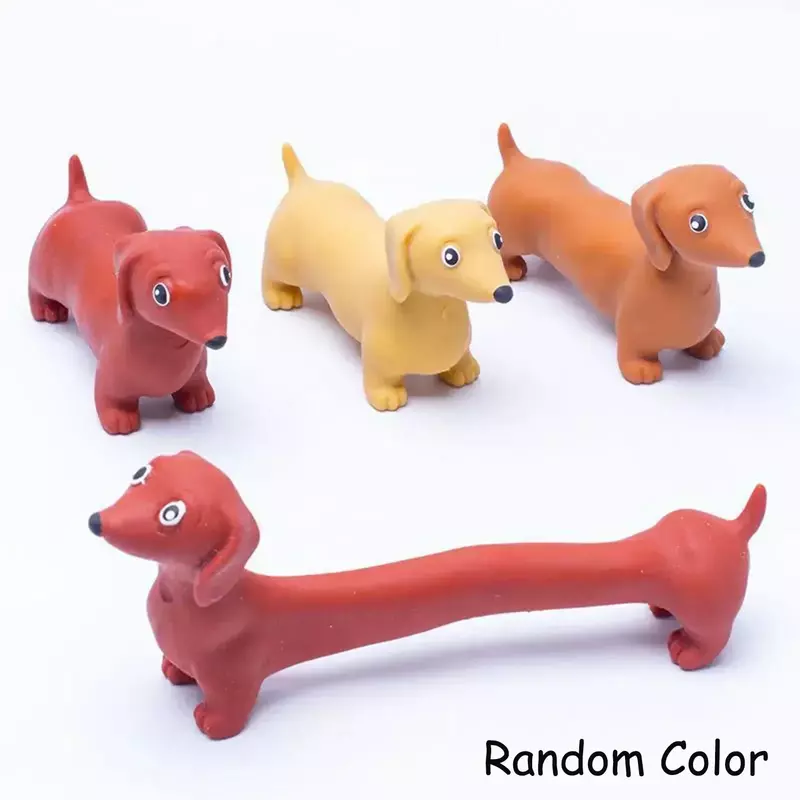 Teckel Hond Speelgoed Knijpen Fidget Sensorische Stress Verlichten Speelgoed Hond Teckel Schattig Origineel Dier Speelgoed