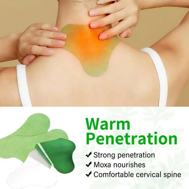 12Pcs/Box Cervical Spine Stickers Convenient Compact Cervical Vertebra Patch Knee Cervical Spine Care Stickers for Home