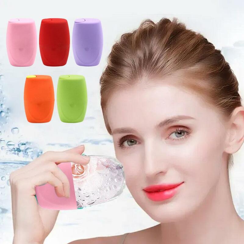 Silikon Eis Gesichts walze Hautpflege Schönheit Lifting Kontur Werkzeuge Eiswürfel schalen Eis kugel Bälle Gesicht Massage gerät Hautpflege-Tool