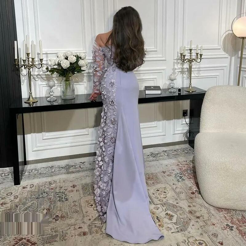 Koendye gaun Prom tanpa tali gaun malam tanpa lengan gaun ulang tahun wanita pesta pernikahan gaun Formal dauder Arab Saudi 2024