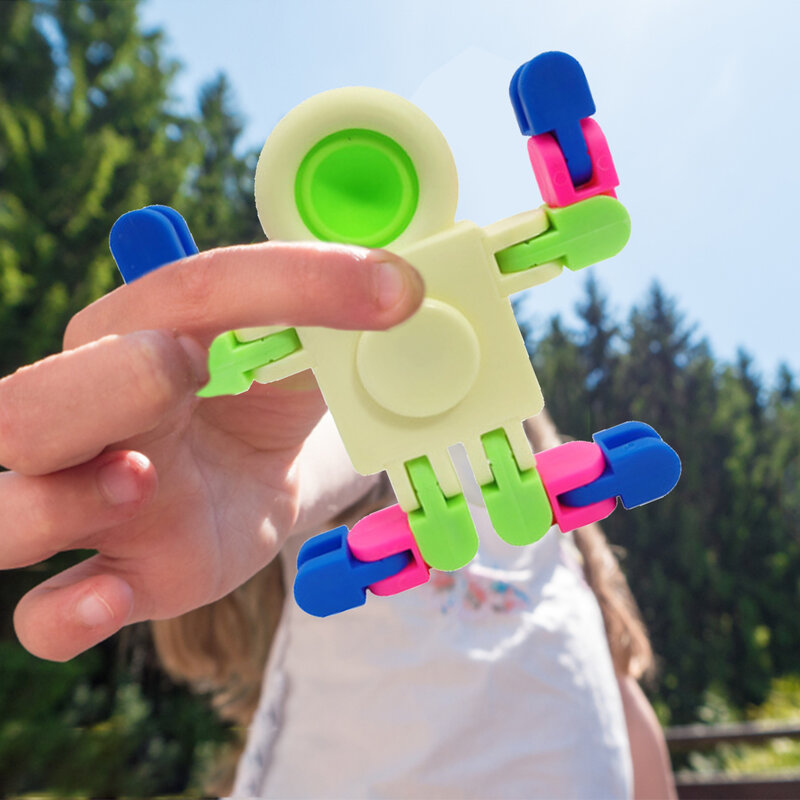 Детская игрушка-Спиннер с цепочкой на кончик пальца