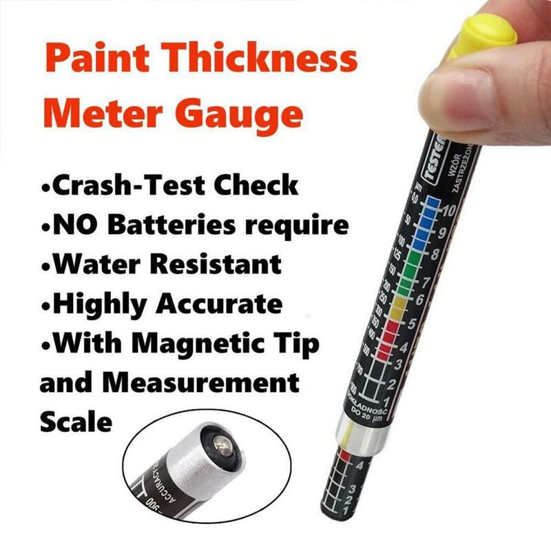 C0018 penna per lo spessore della vernice dell'auto misuratore di spessore del test di mancanza automatica per il Test di Crash Check del rivestimento del Tester della lacca del Film di vernice di superficie delle auto