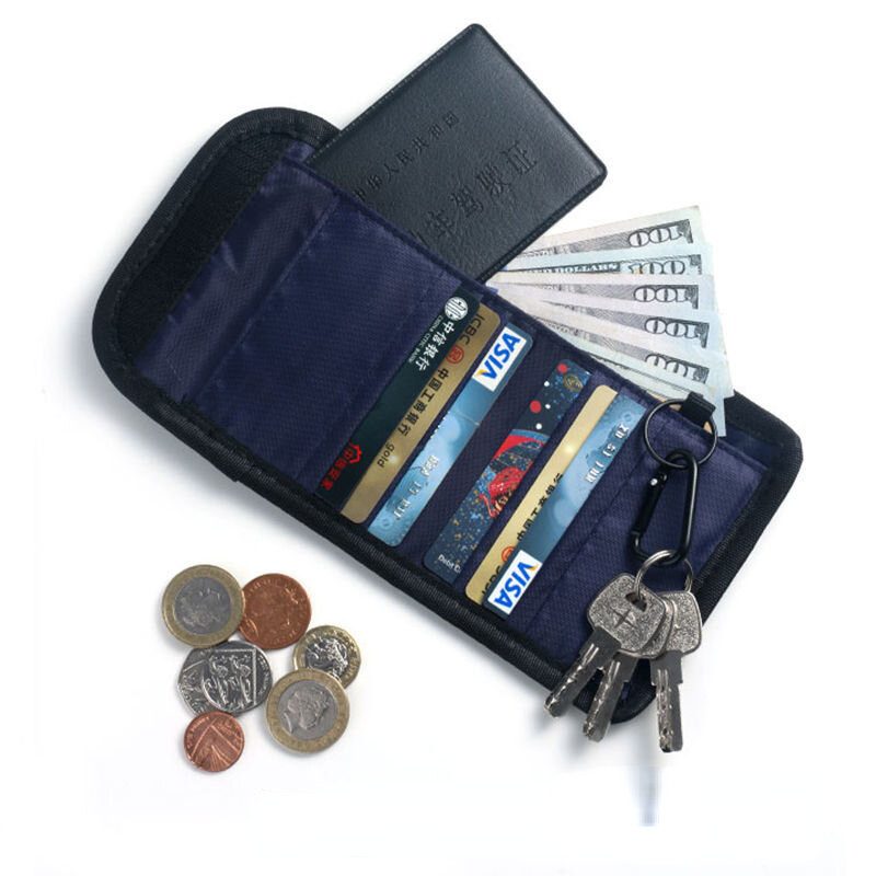 Multifuncional mini carteira dobrável para homem e mulher personalidade criativa simples tripla super-capacidade multi-card carteira