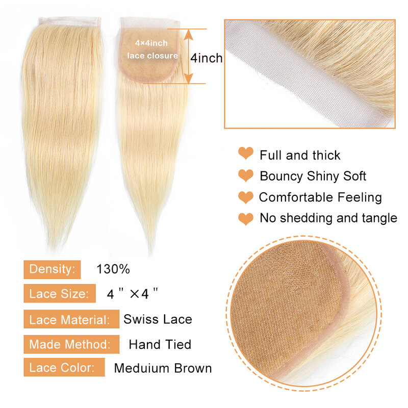 مجموعة Bobbi-شعر مستعار هندي طبيعي ، شعر ريمي ناعم ، لون أشقر عسلي مظلل 1B 27 ، 4 × 1 ، إغلاق من الدانتيل ، الجزء المركزي ، اللون أسود ، بني غامق 4