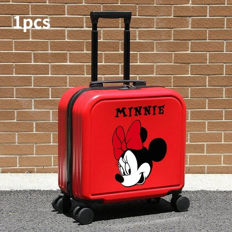 Valigia da viaggio Disney su ruote set di valigie per bambini in cartone animato valigia per bagagli Trolley valigia da viaggio Set universale