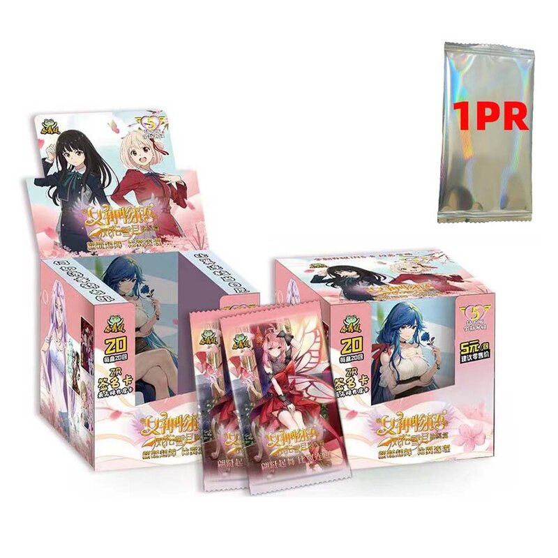 Dewi cerita koleksi kartu logam permainan Anime gadis pesta baju renang Bikini kepalan kotak Booster mainan dan hobi hadiah