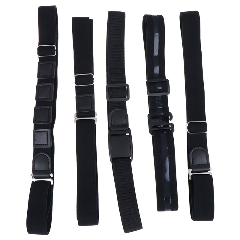 Cinturón ajustable para camisa de fácil sujeción, soporte antideslizante a prueba de arrugas, con bloqueo