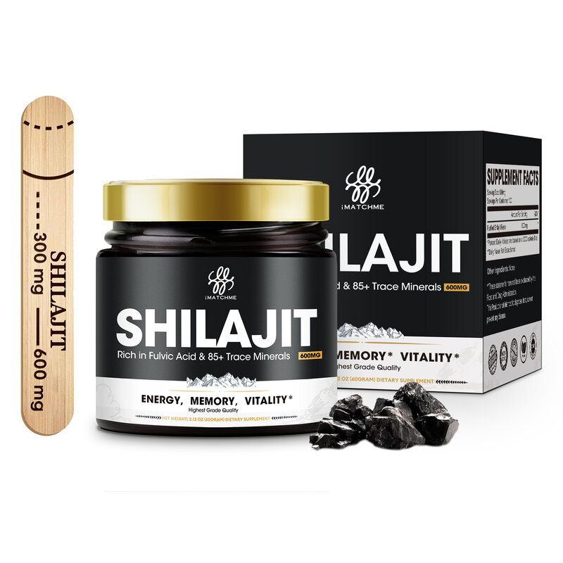 Powerful High Purity Shilajit Mineral Supplements Natural Organic Shilajit Erection Resin Improve Performance and Endurance