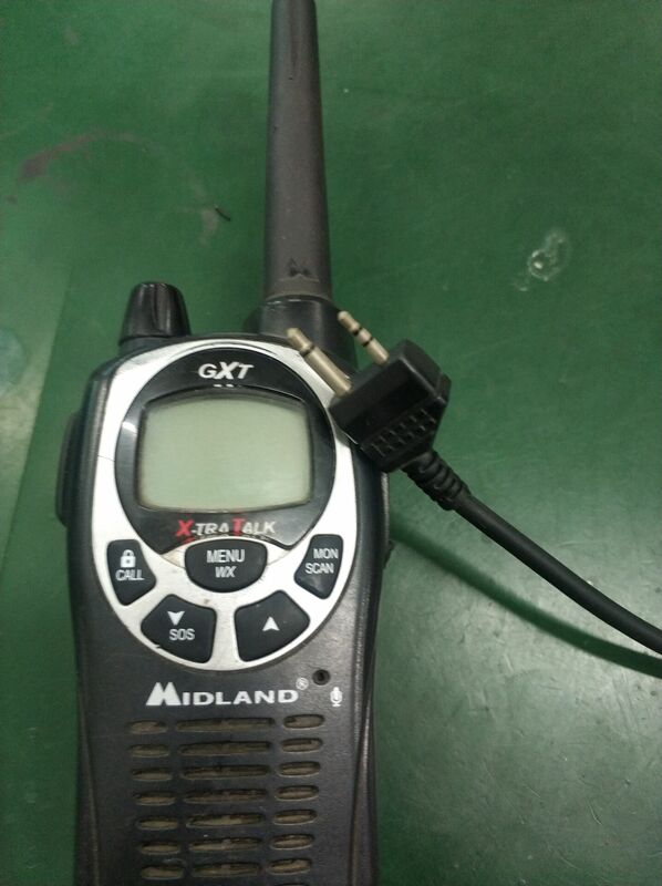 TS TAC-SKY Adapter PTT Midland Plug Ptt taktyczne słuchawki kompatybilne Z zestawem słuchawkowym z-tac/tacsky